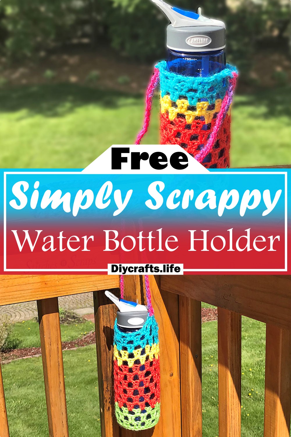Simply Scrappy Water Bottle Holder Pattern