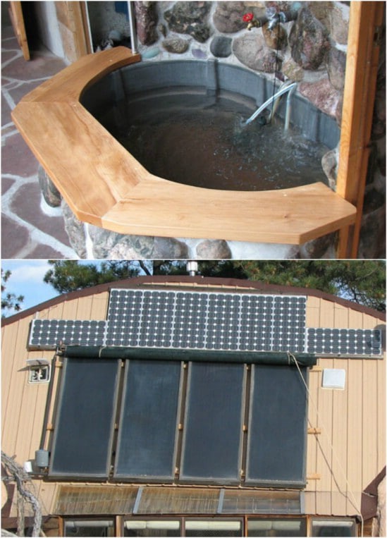 Solar Powered DIY Hot Tub