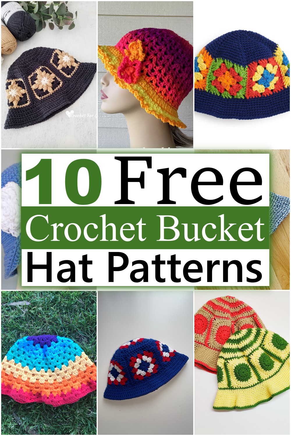 10 Crochet Bucket Hat Patterns