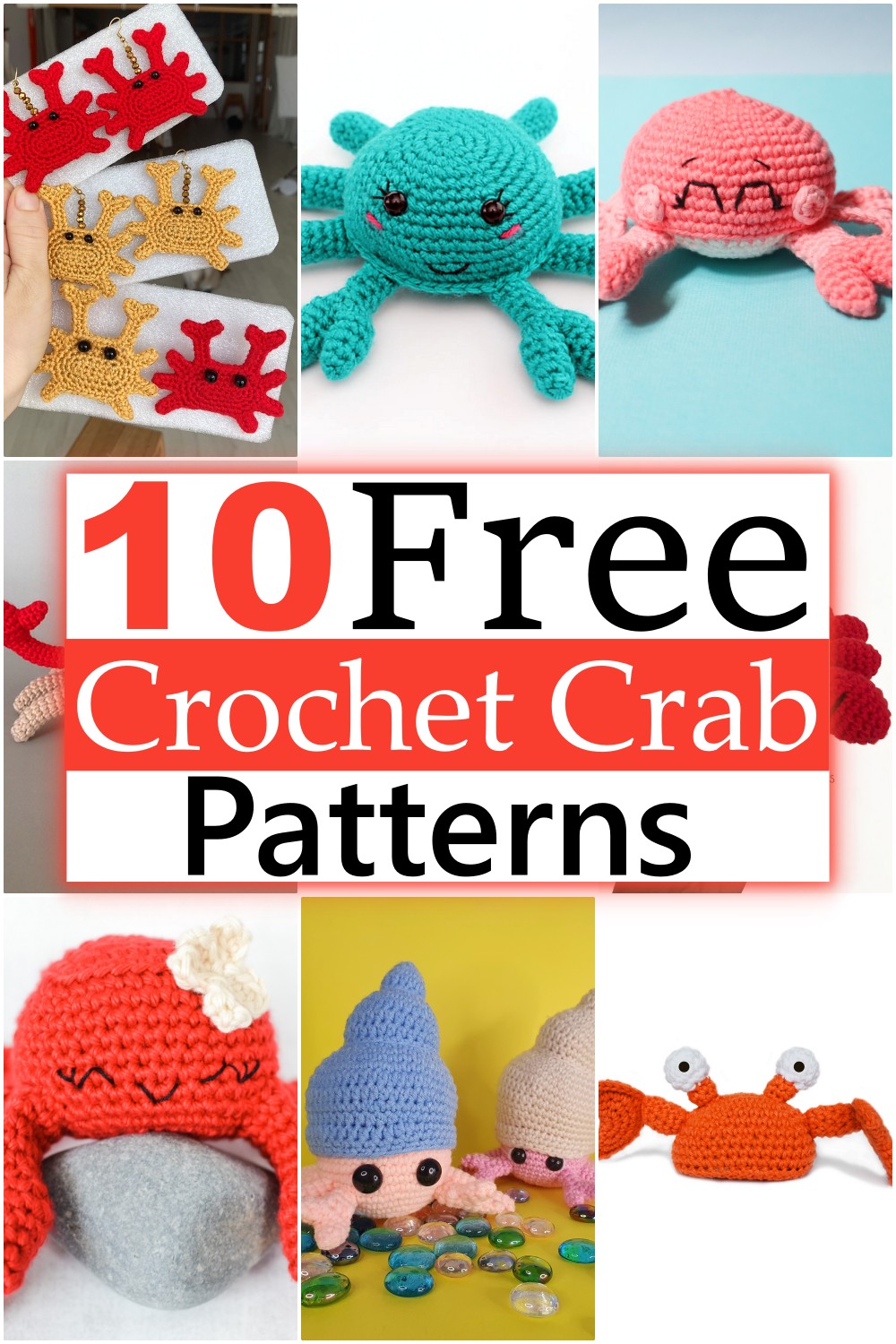 10 Crochet Crab Patterns