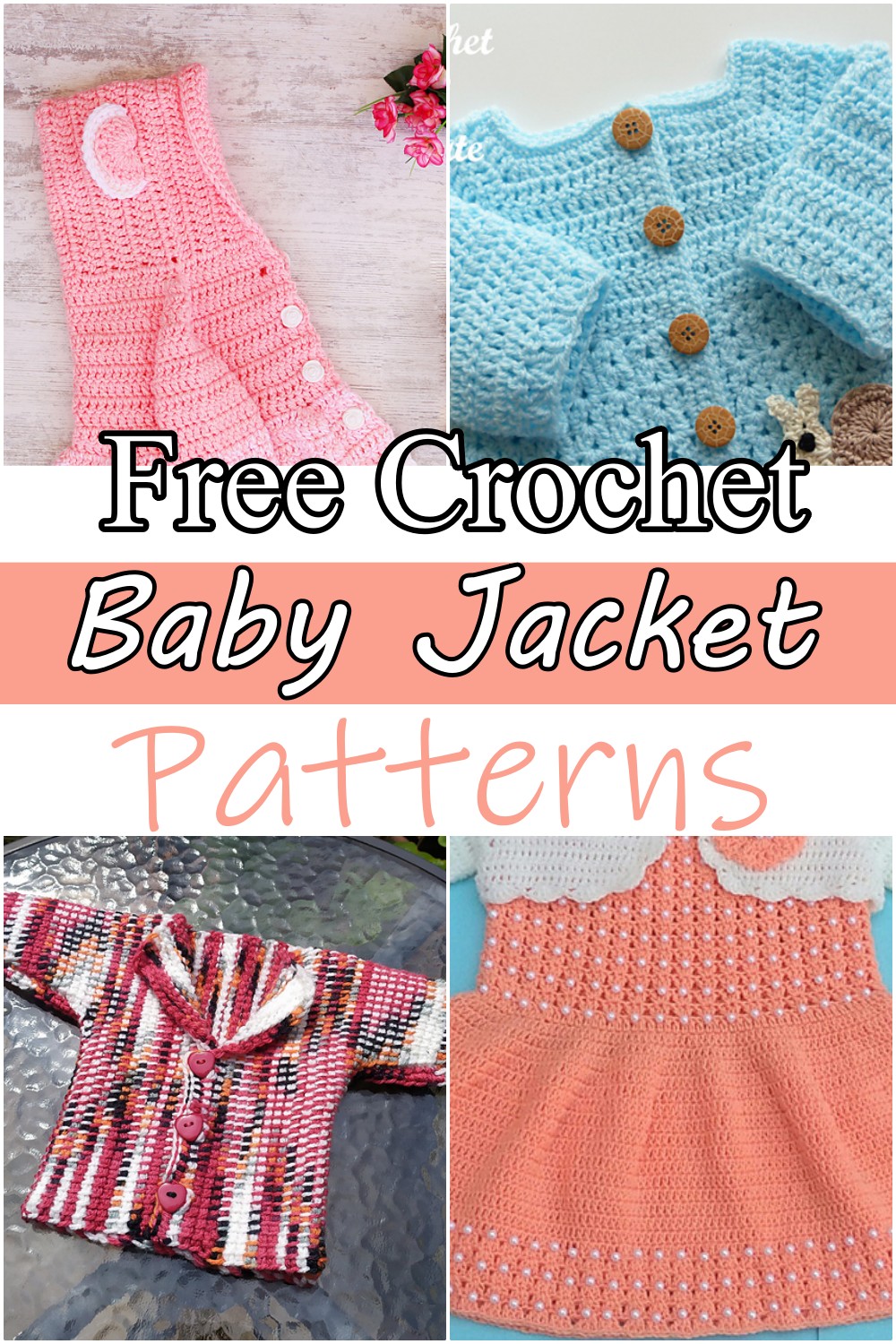 10 Free Crochet Baby Jacket Patterns