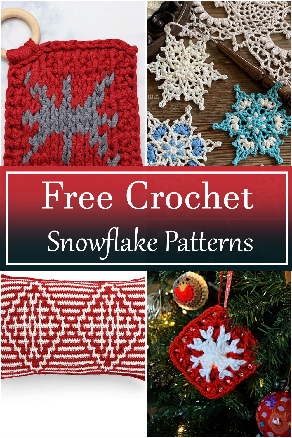 10 Free Crochet Snowflake Patterns