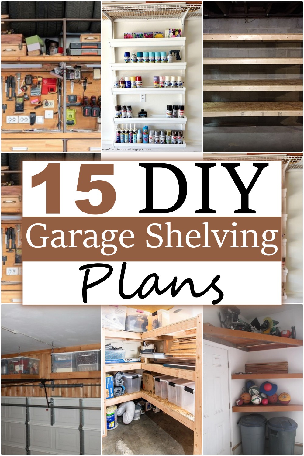 15 DIY Garage Shelving Plans
