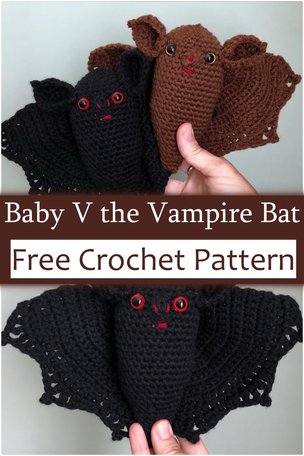 Vampire Easy Crochet Bat Pattern