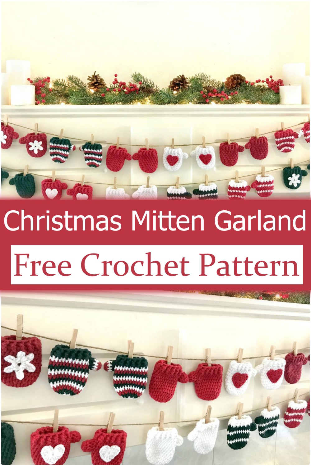 Crochet Garland Free Pattern For Christmas