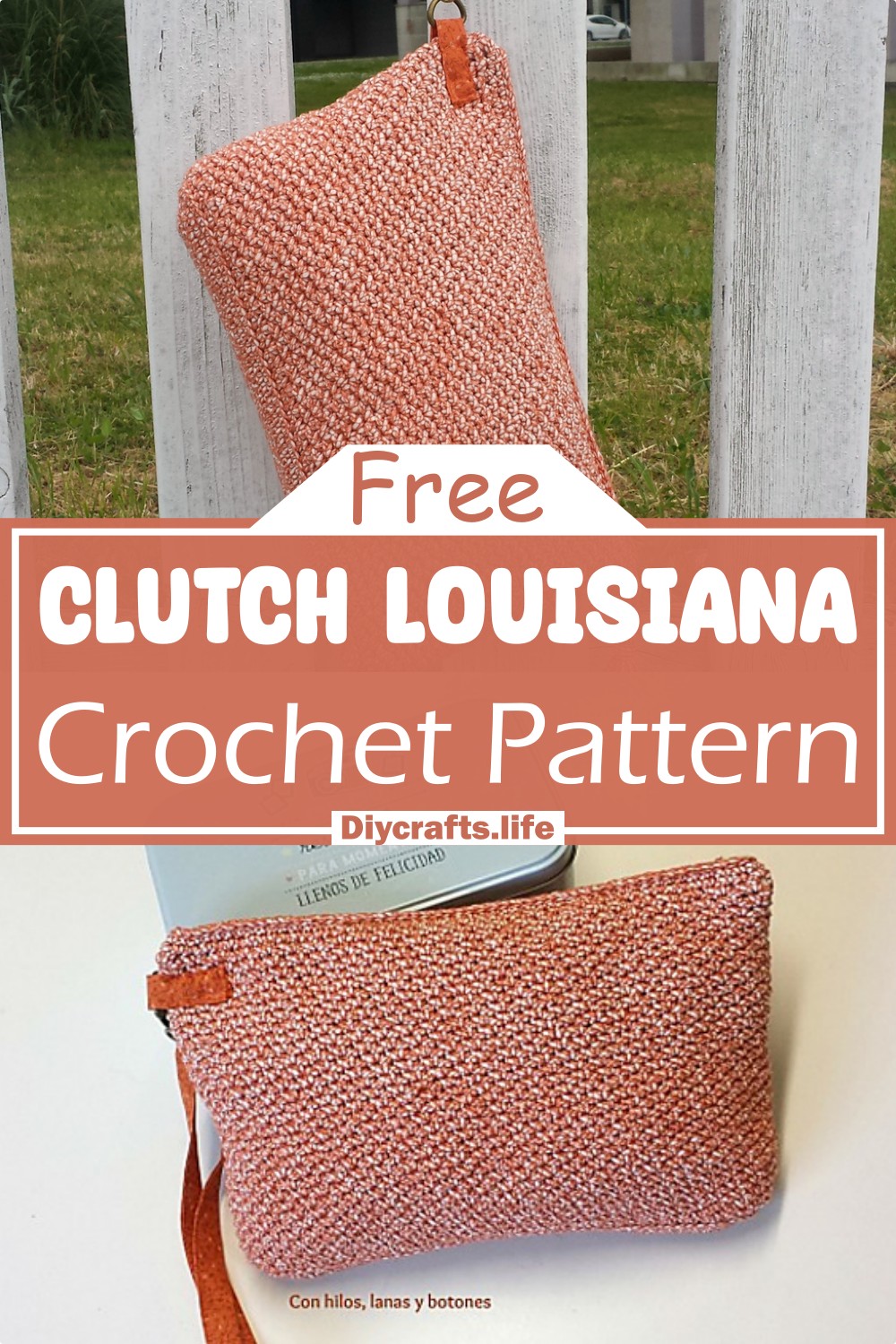 Crochet Clutch Louisiana Pattern