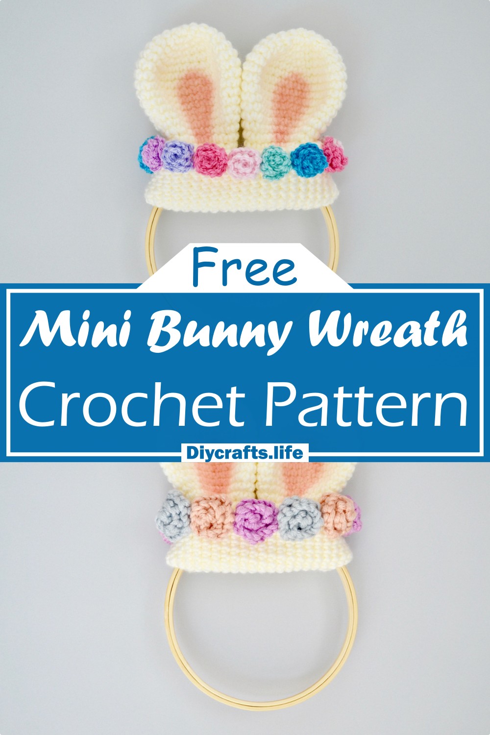 Crochet Mini Bunny Wreath Pattern