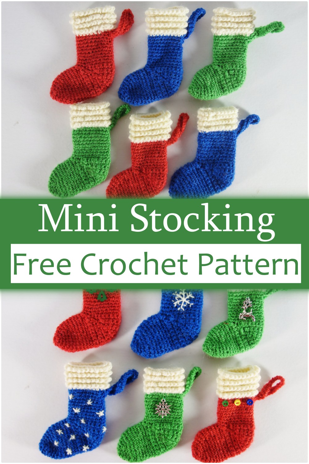 Crochet Small Christmas Stocking Pattern Free