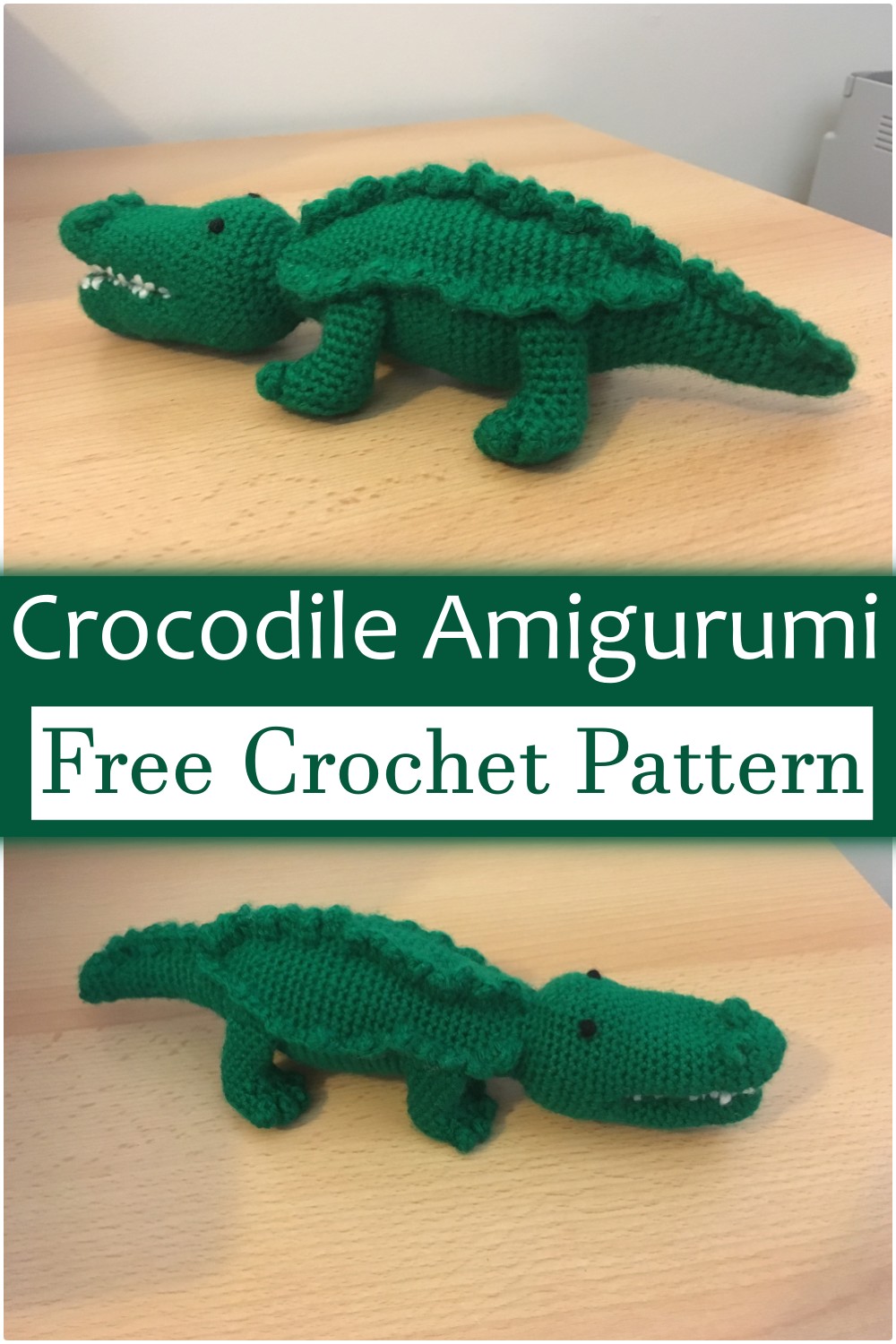 Crochet Crocodile Amigurumi Free Pattern