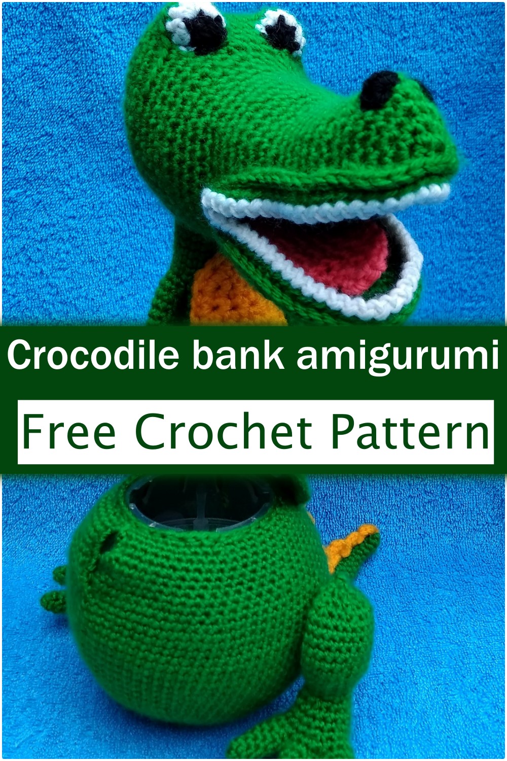 Crocodile Amigurumi Free Crochet Pattern