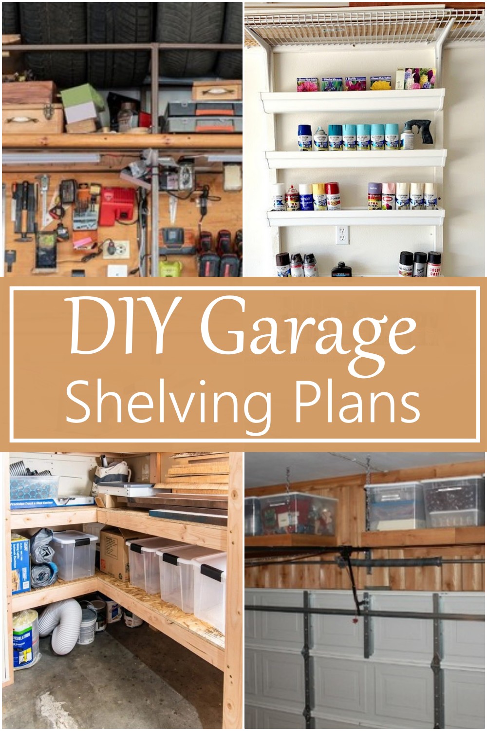 DIY Garage Shelving Plans