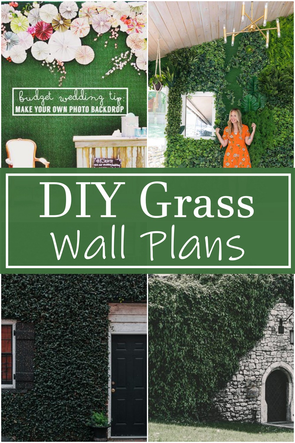 DIY Grass Wall Plans