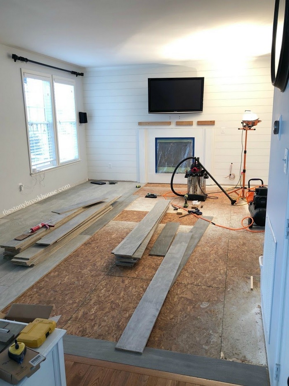 DIY Plywood Flooring Project