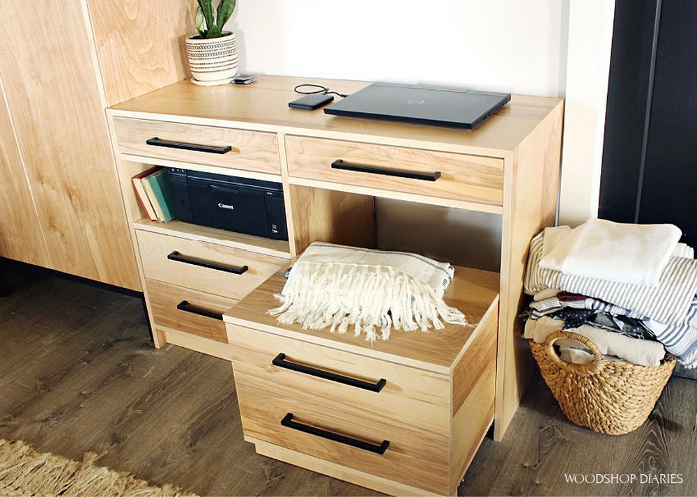 Dresser Desk With Storage Seat