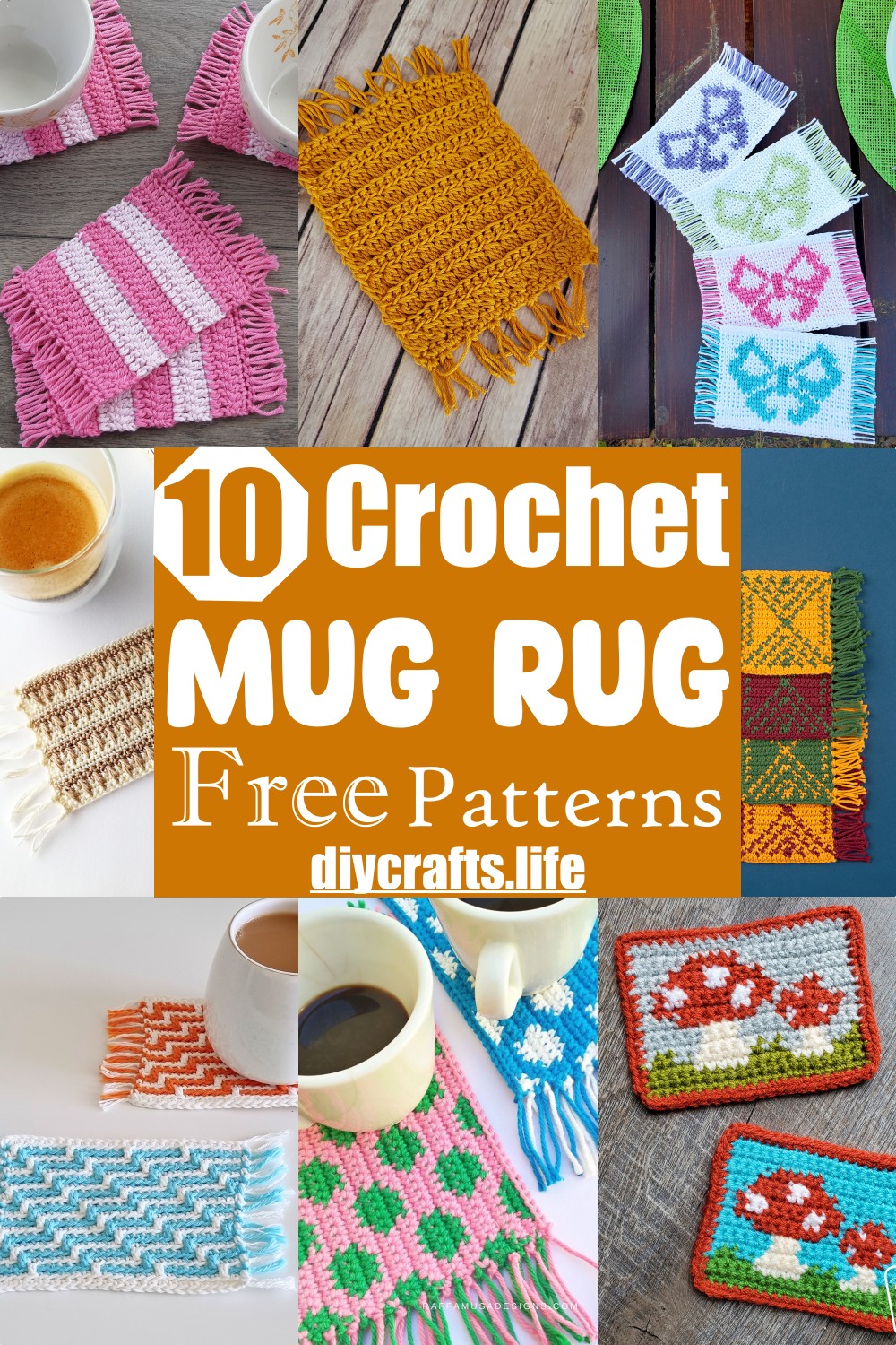 Free Crochet Mug Rug Patterns 1