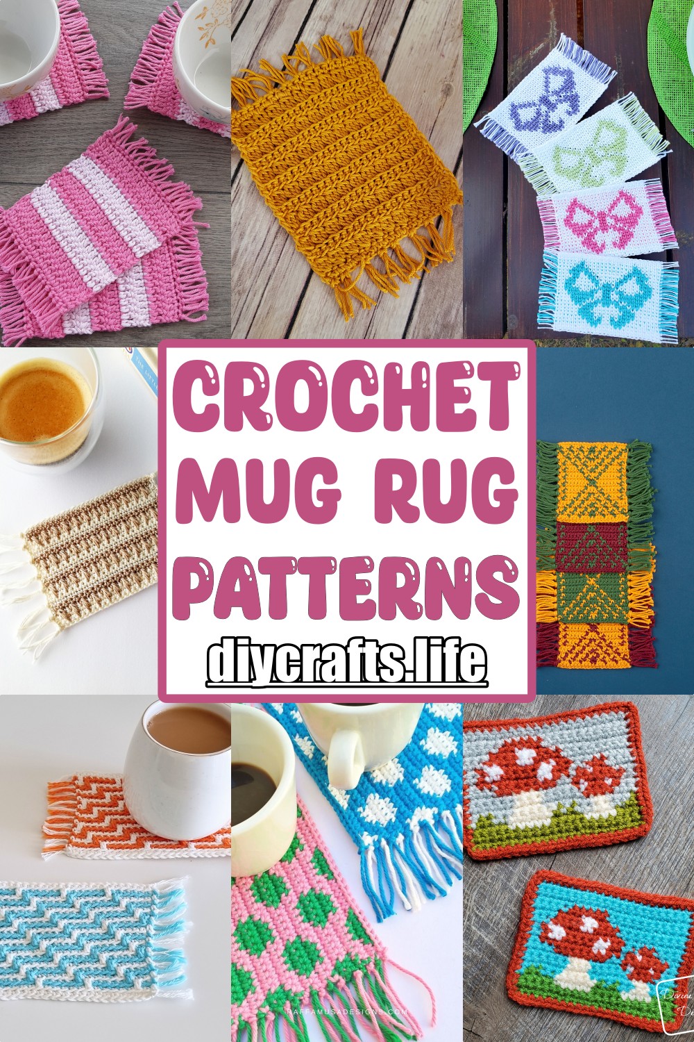 Free Crochet Mug Rug Patterns 2