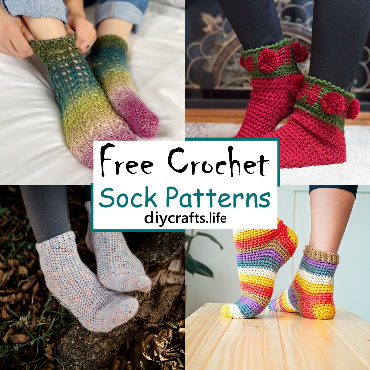 Free Printable Crochet Sock Patterns Free Printable Crochet Sock Patterns