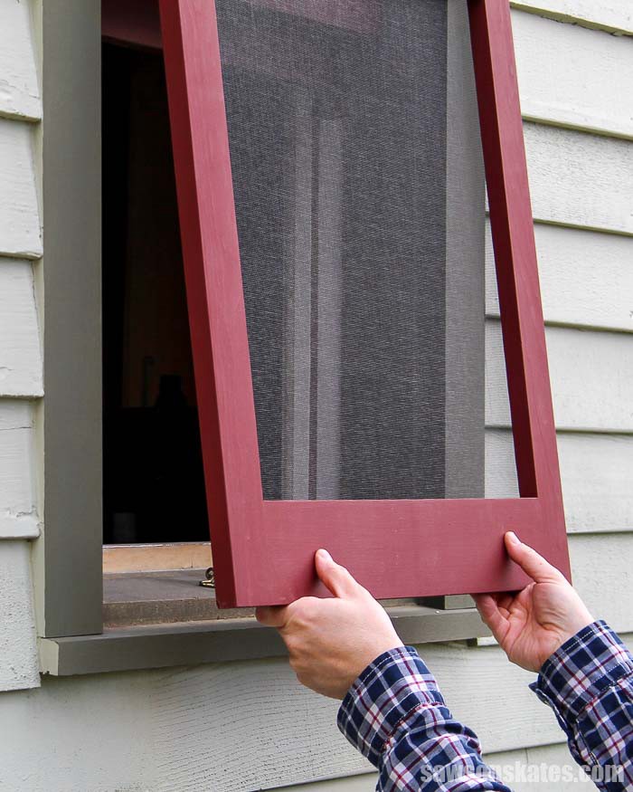 How To Make A Wooden Window Screen