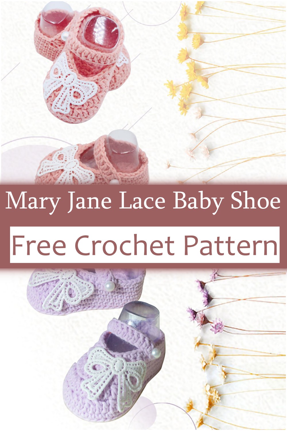 Lace Baby Crochet Shoe Pattern
