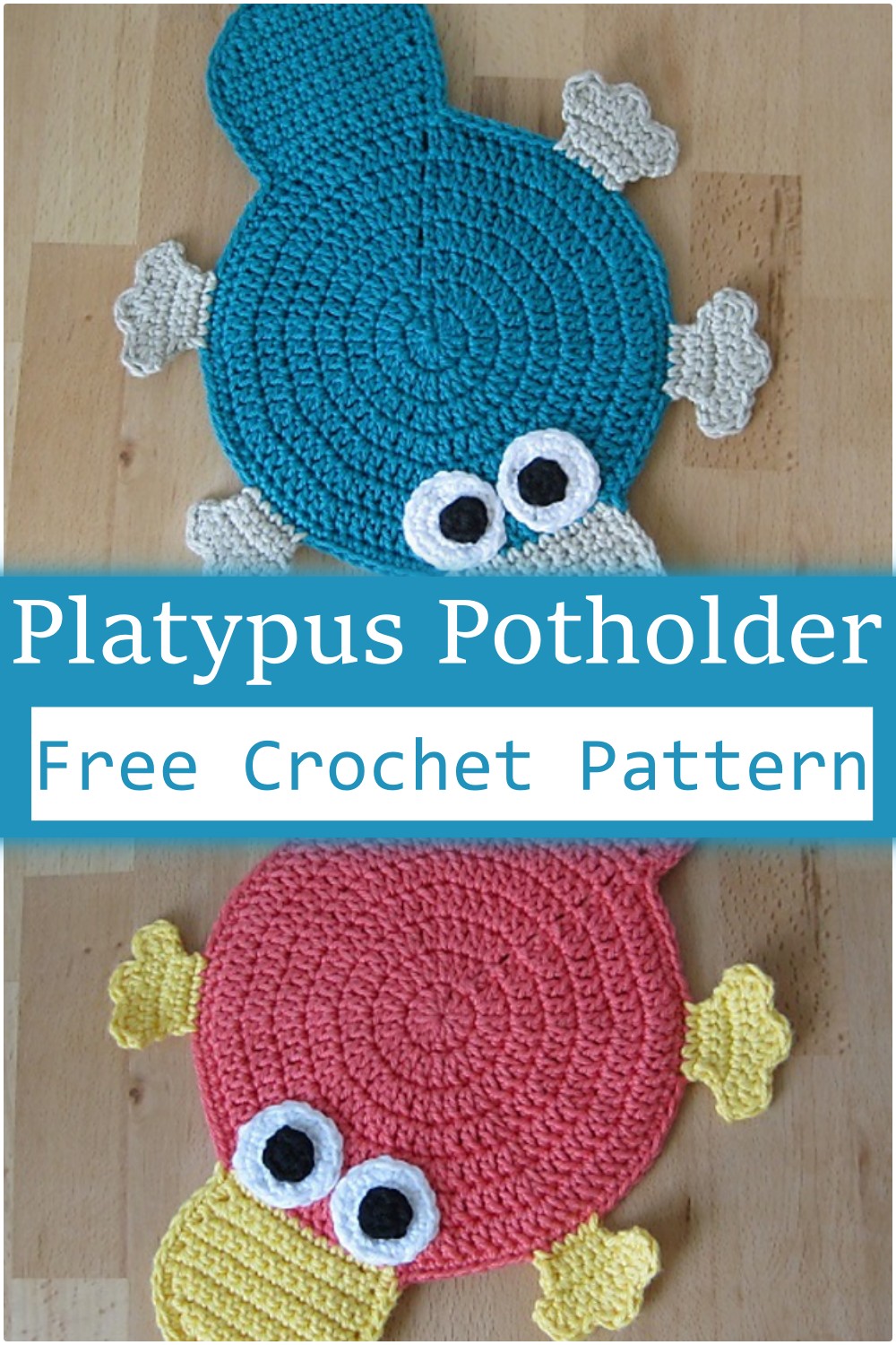 Crochet Platypus Potholder Pattern