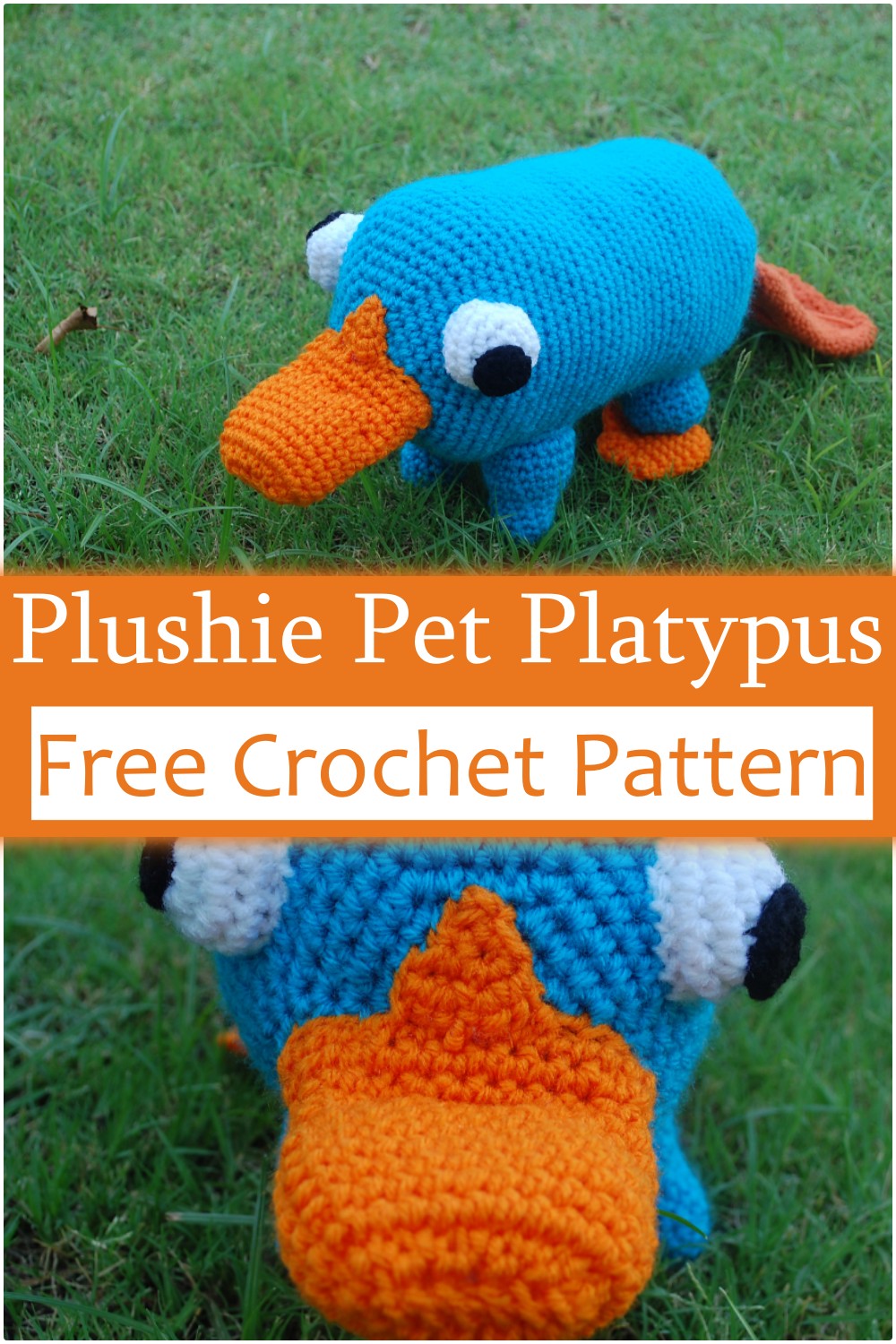 Plushie Crochet Platypus Free Pattern