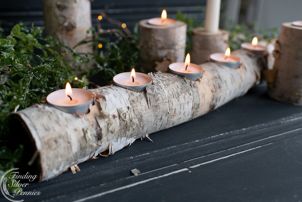 Wood Log Holders For Candle