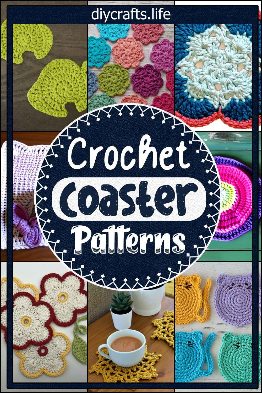 35 Crochet Coaster Patterns Free