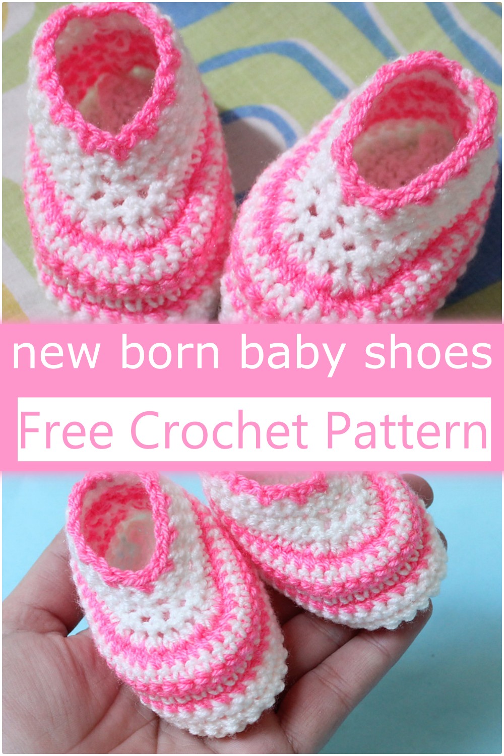 Newborn Crochet Shoes Free Pattern