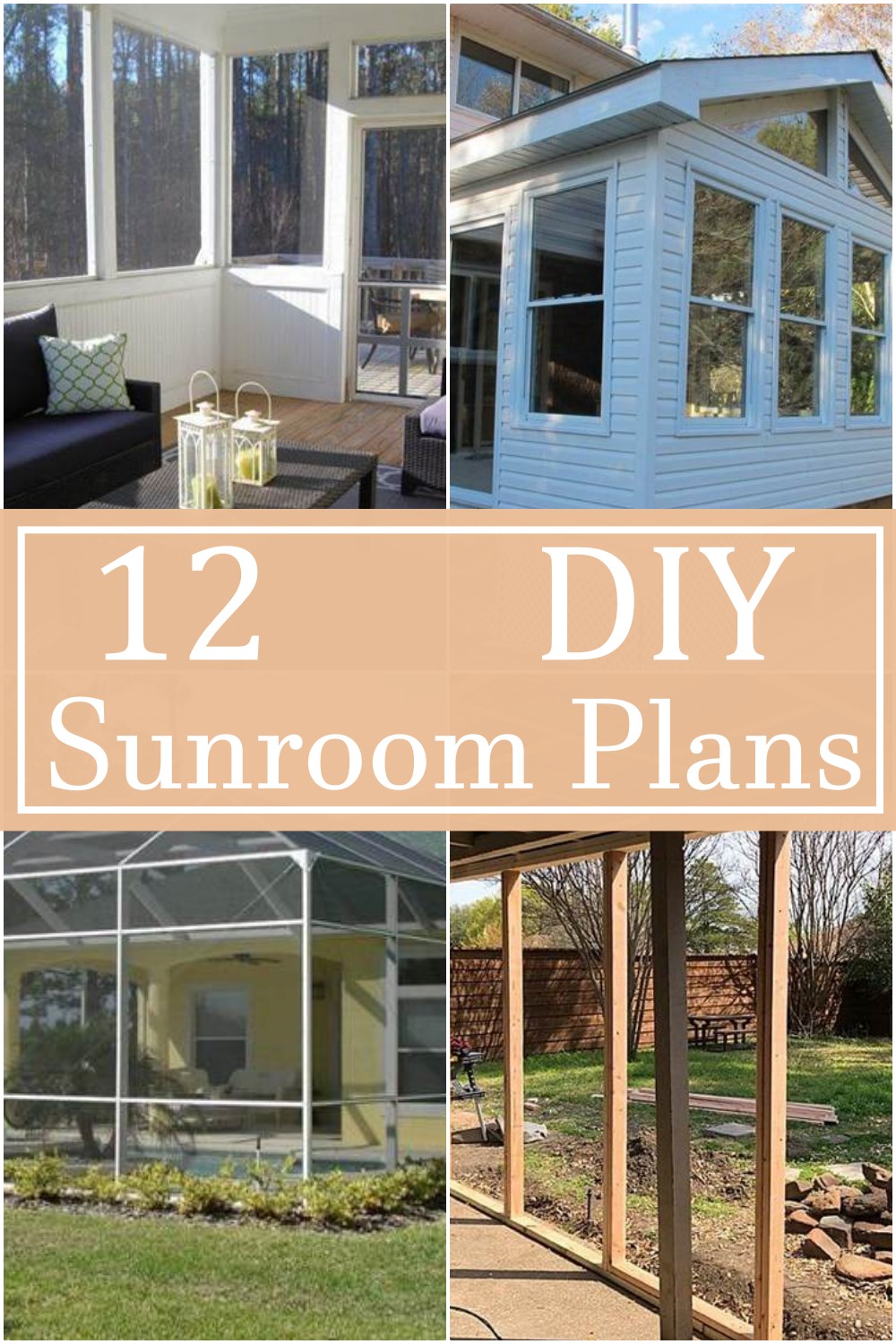 12 DIY Sunroom Plans