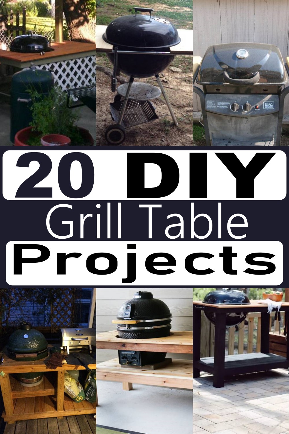 20 DIY Grill Table Projects