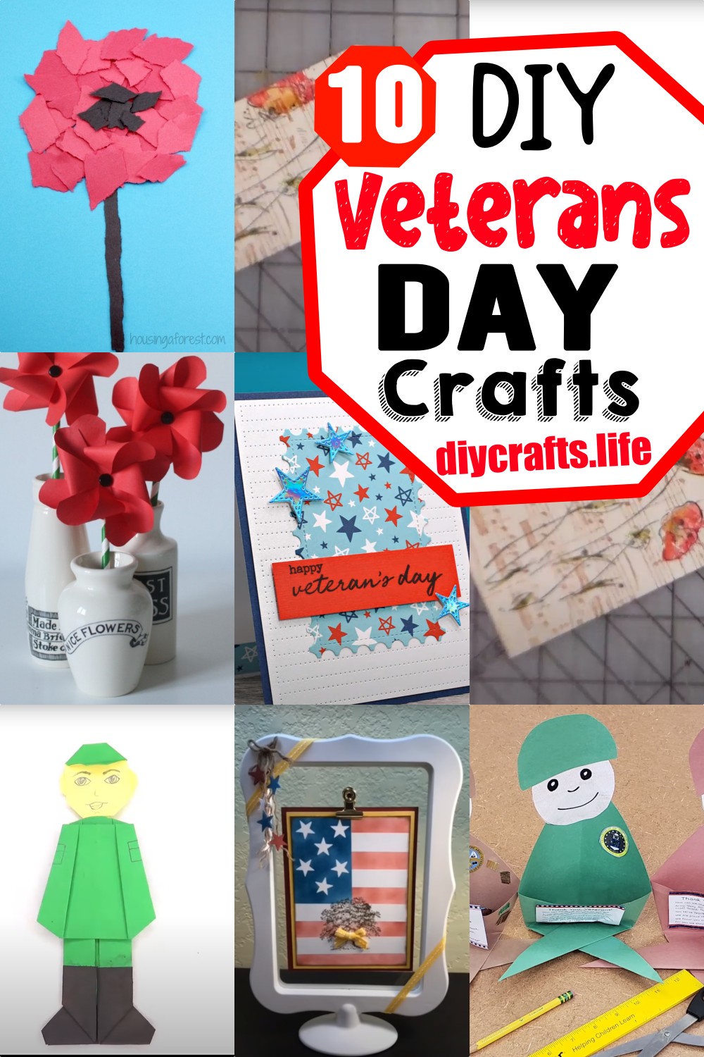 10 DIY Veterans Day Crafts For Kids