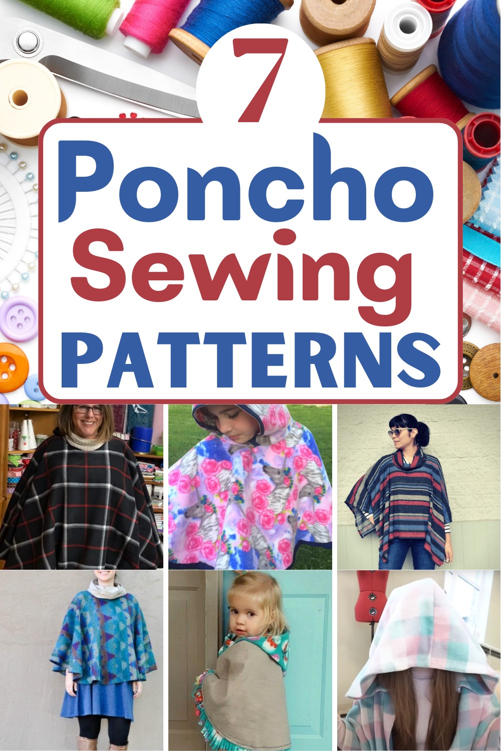 7 Free Poncho Sewing Patterns