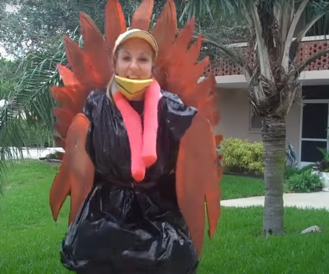 easy homemade turkey costume