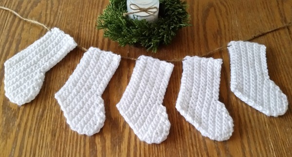 Crochet Stocking Garland