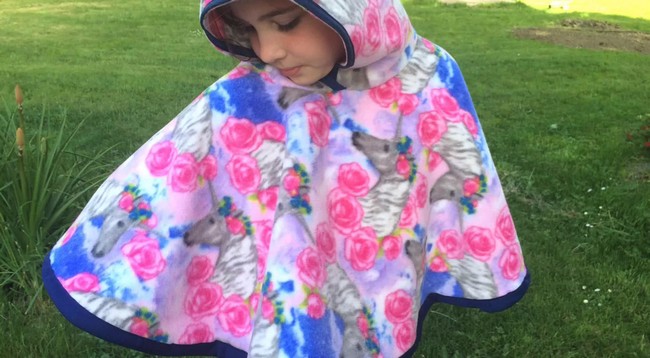 Sew Camp Poncho For Kids