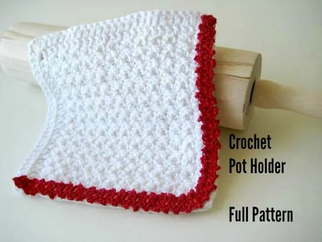  hot pad With Lace Trim