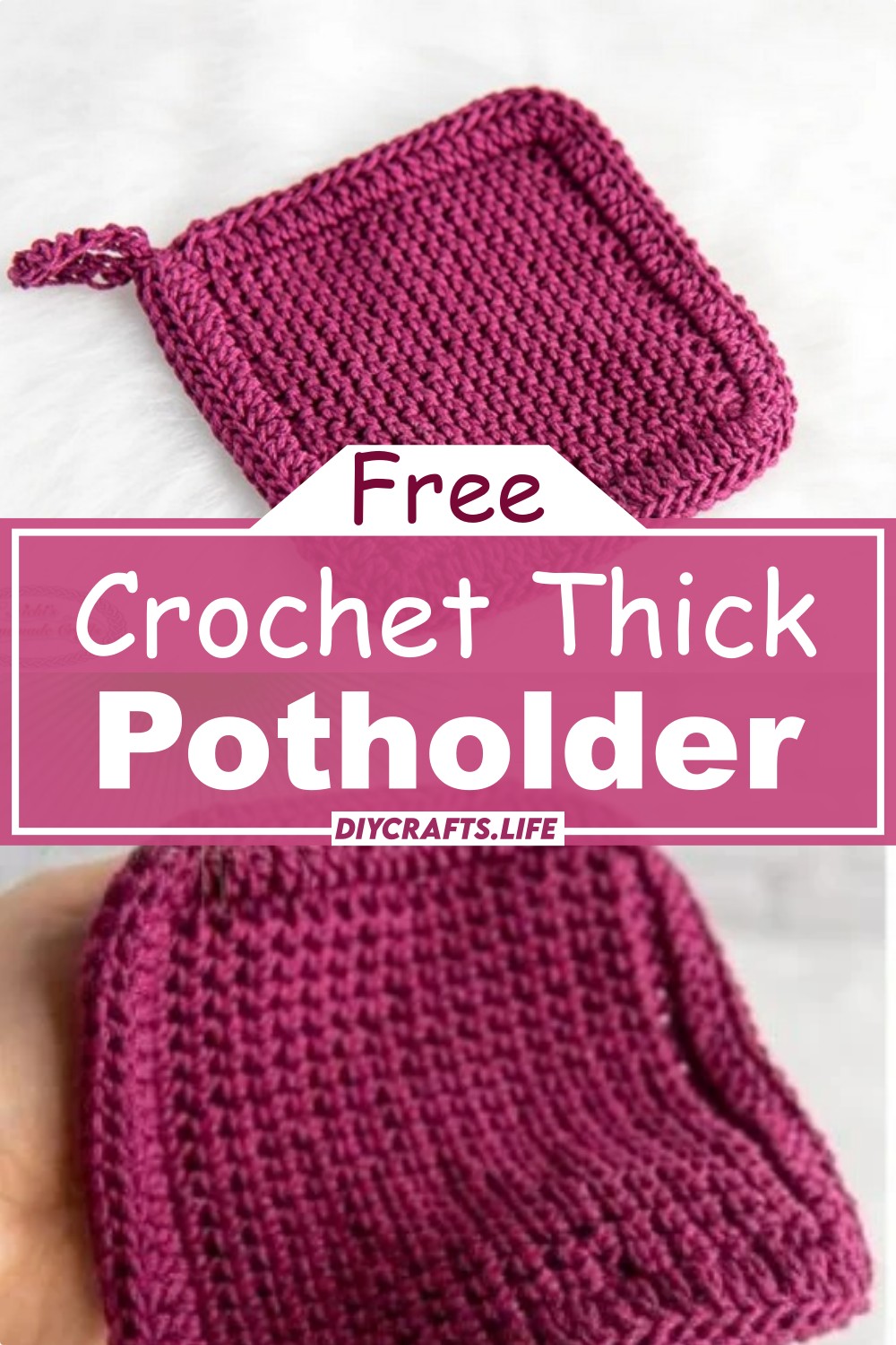  Crochet Thick Potholder