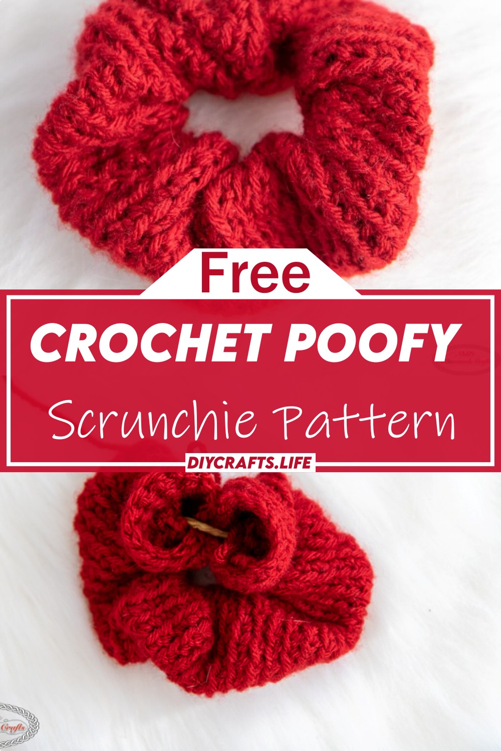 Crochet Poofy Scrunchie Pattern