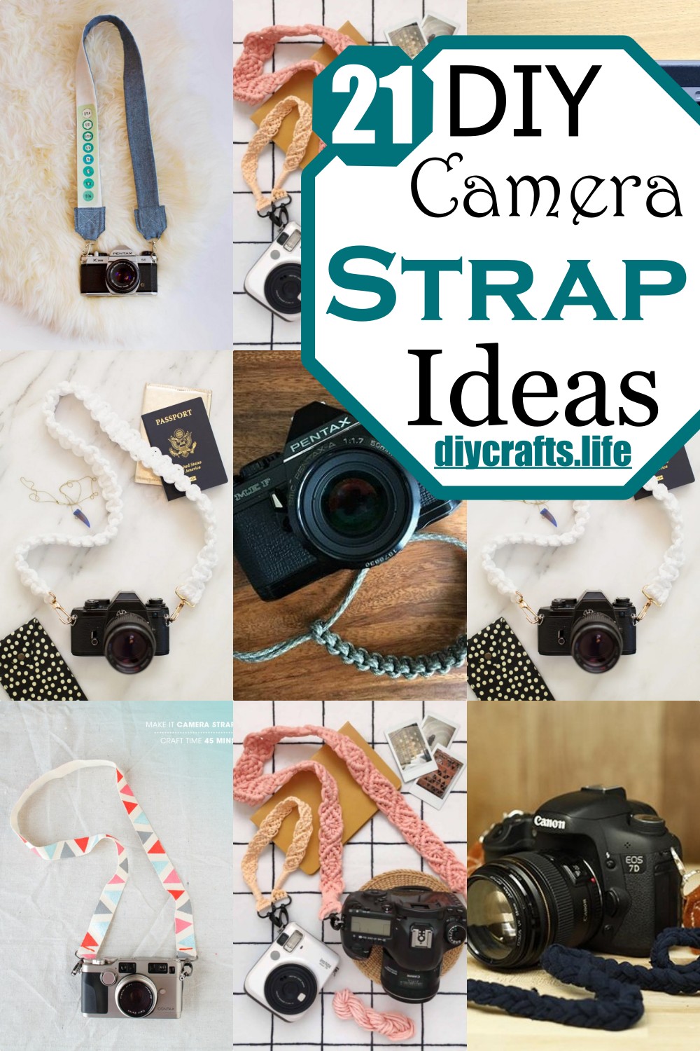 DIY Camera Strap Ideas 1