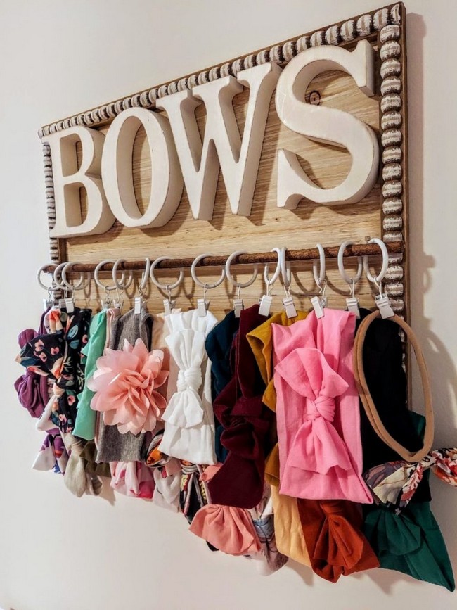 25 DIY Bow Holder Projects - How To Make A Hair Bow Holder