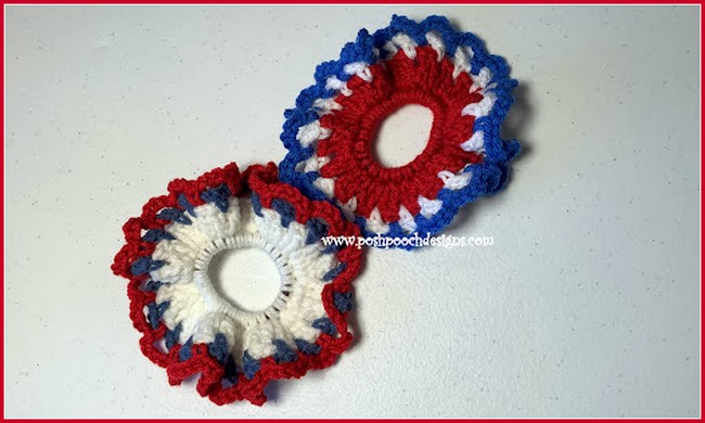 How To Crochet Scrunchie Ruffle Yarn