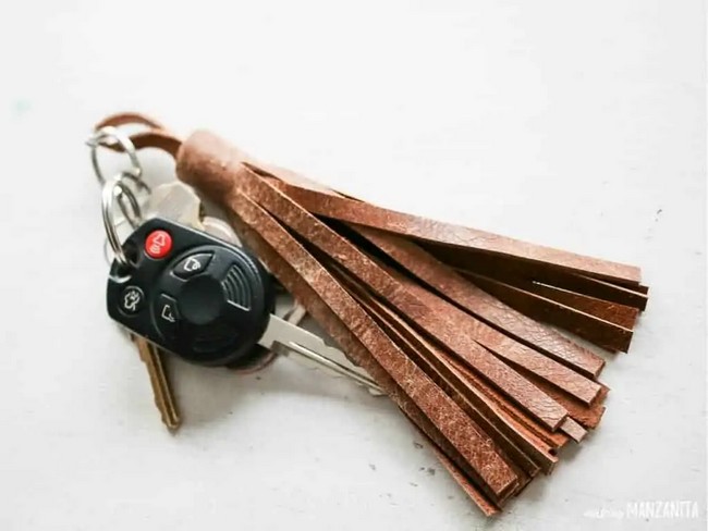  Leather Keychain