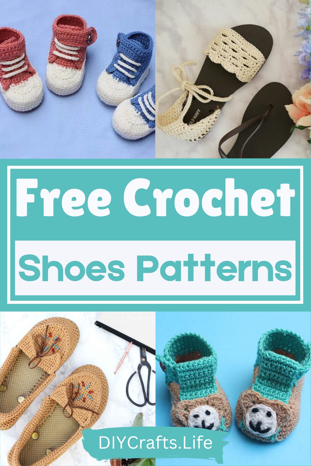 15 Free Crochet Shoes Patterns