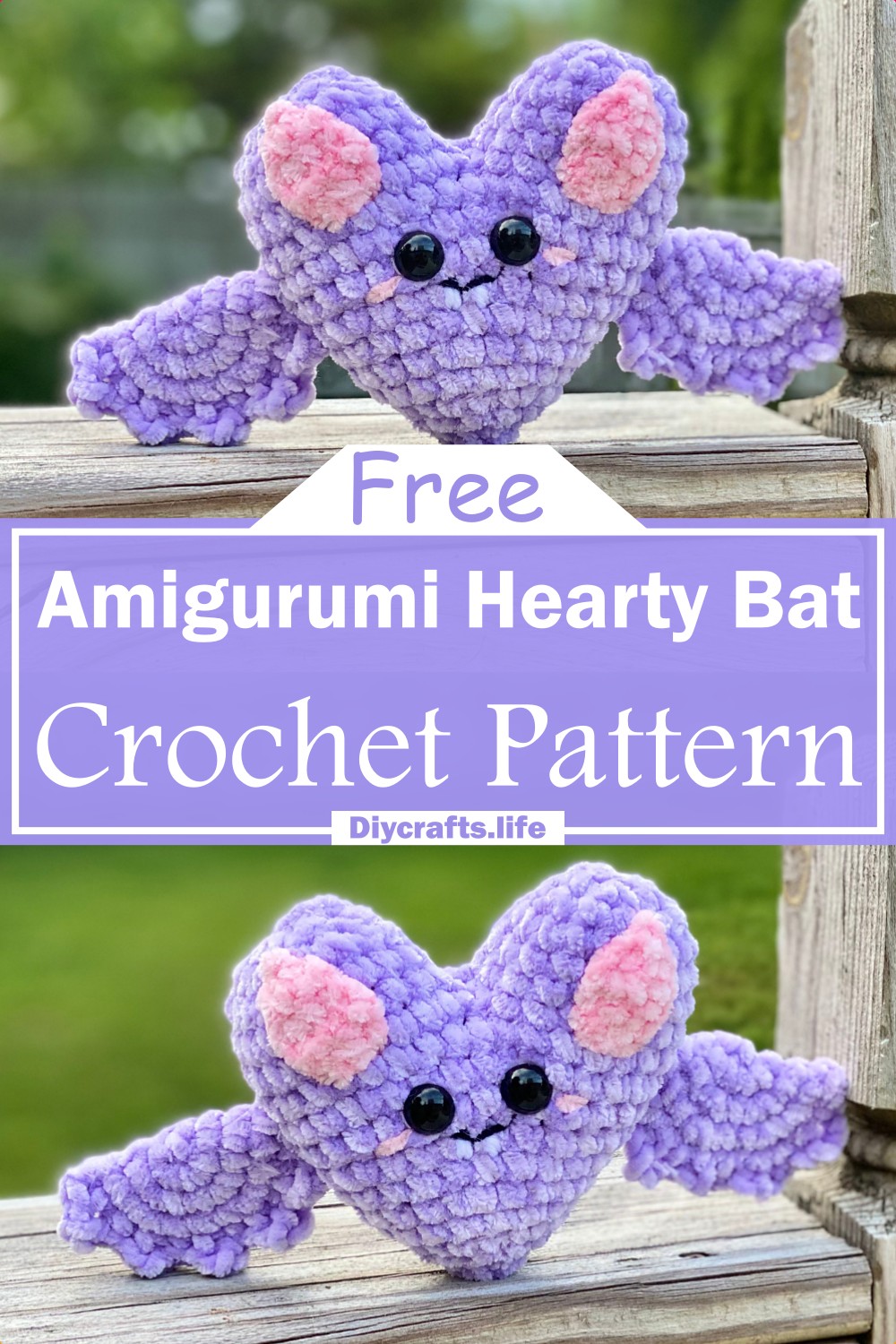 Amigurumi Hearty Bat