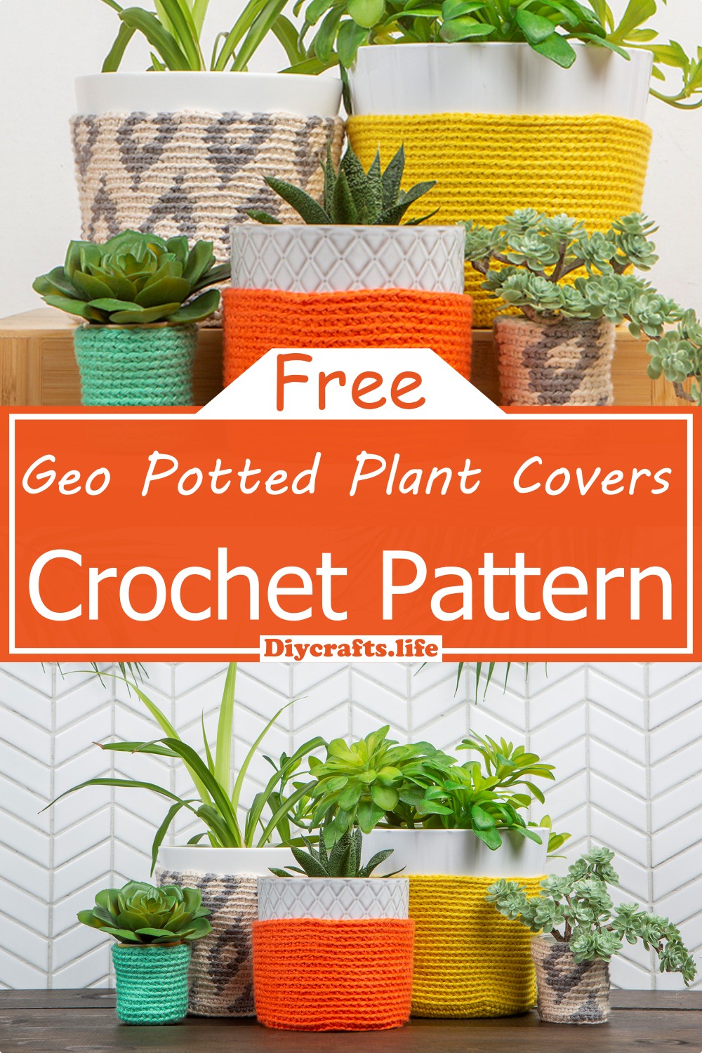 Geo Potted Plant Covers