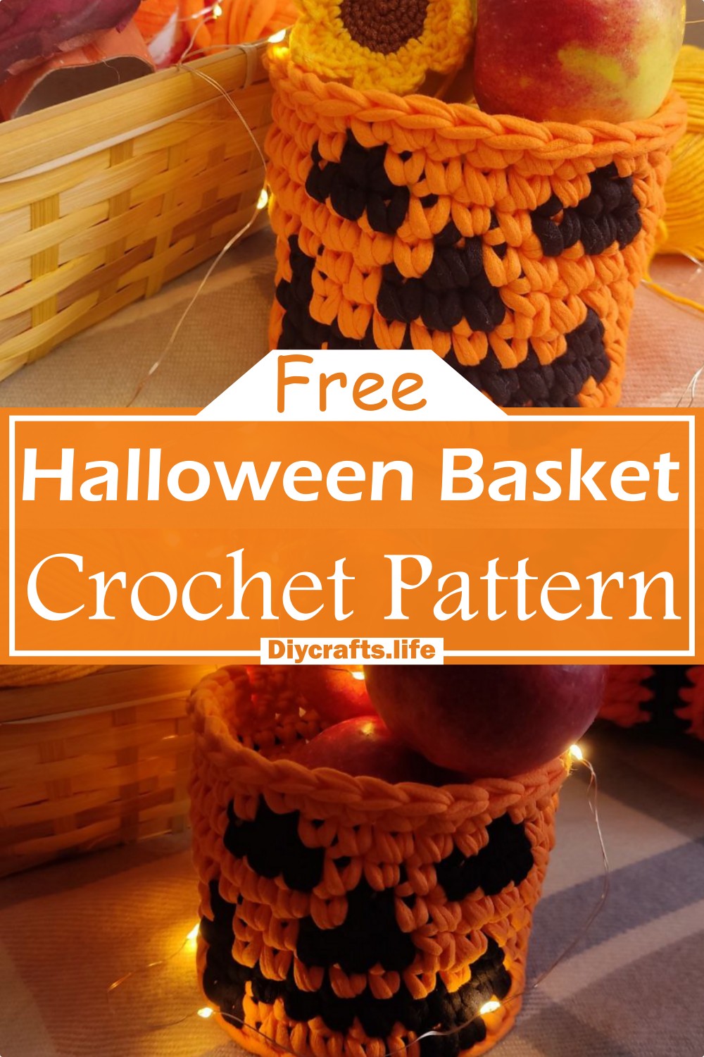 Halloween Pumpkin Basket