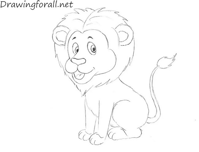 How To Draw A Lion For Kids 2