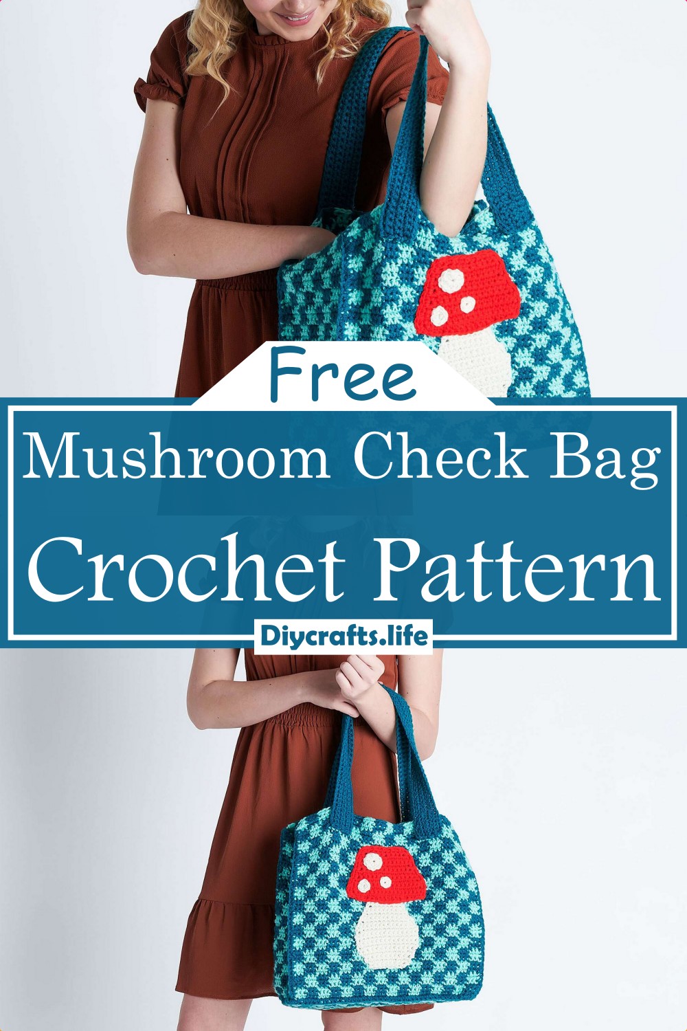 Mushroom Check Bag