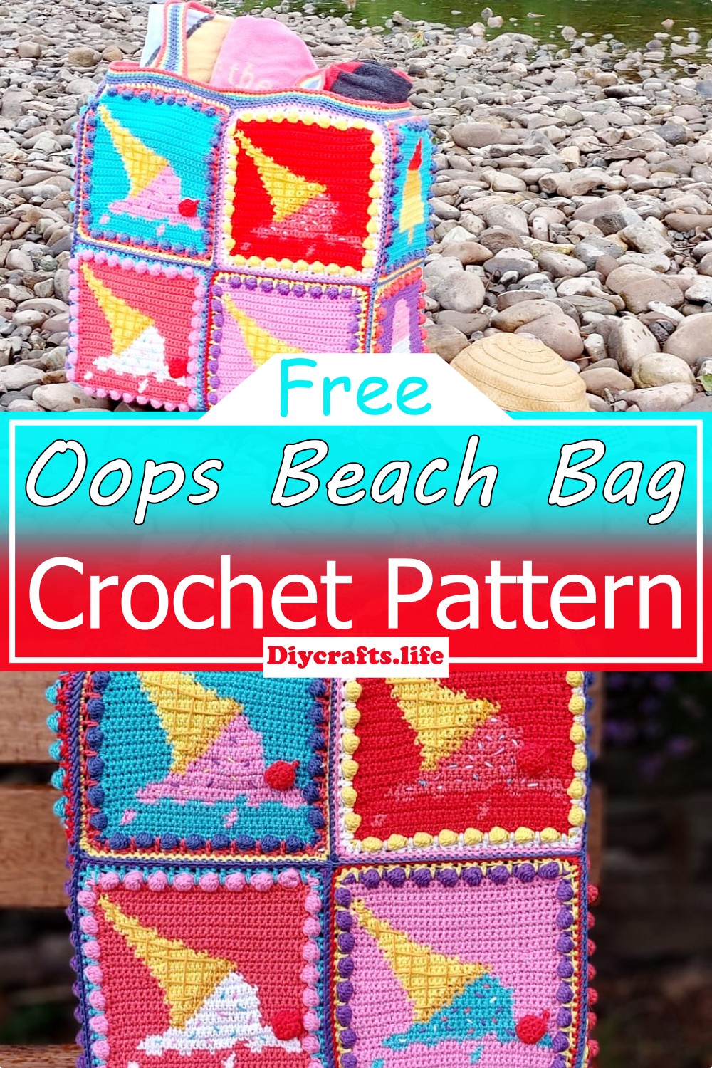 Beach Bag Crochet Pattern • Free Pattern & Tutorial