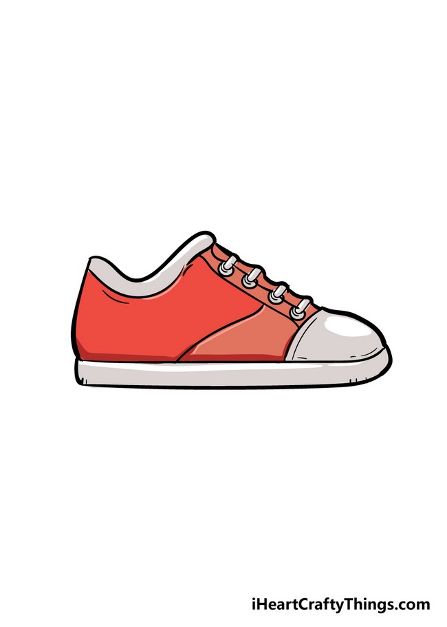 Red Sneakers Drawing